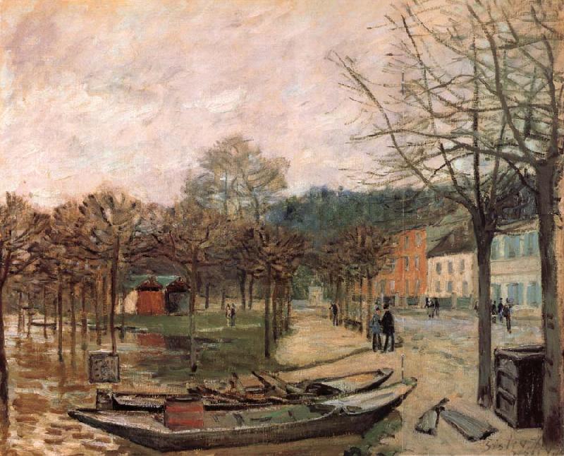 Alfred Sisley Flood at Port-Marly Spain oil painting art